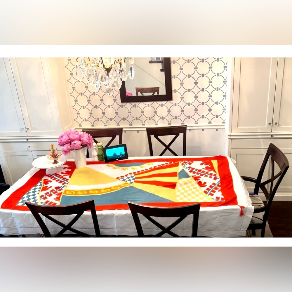 Bright Printed Color Table Cloth/Picnic Blanket